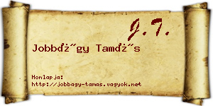 Jobbágy Tamás névjegykártya
